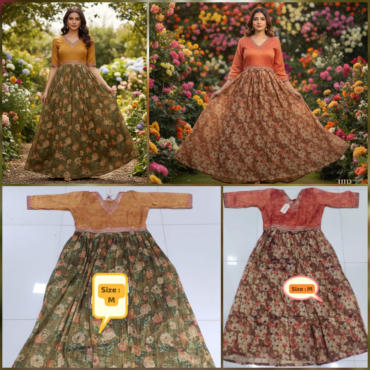 Beautiful Long Umbrella Gown